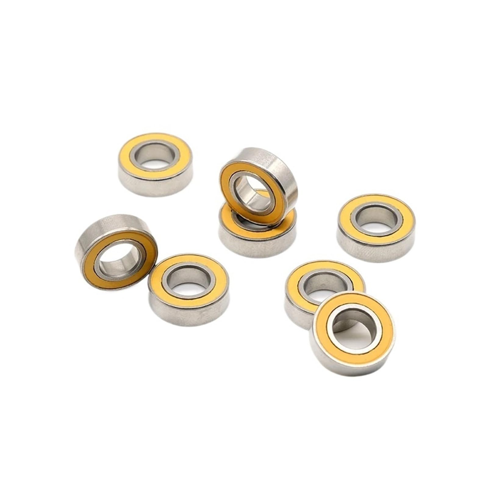 10 roulements à billes hybrides céramiques S688-2RS CB ABEC-7 8x16x5 mm, roulements en acier inoxydable 618/8RS.