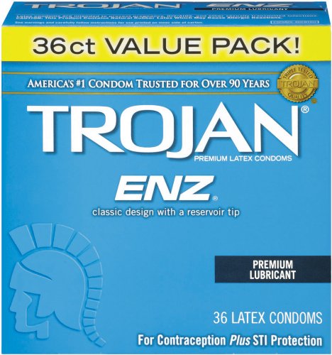 TROJANEnz Condom Lubricated 36/Bx