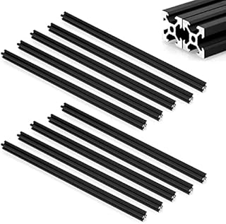 10PCS V Slot 2020 Aluminum Extrusion European Standard 800mm(31.4’’) Length Anodized Linear Rail