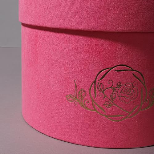 17 Flowers in a Velvet Pink Box, Birthday Gifts for Women, Preserved Flowers, Mothers Day Roses Gift for Mom, Pink