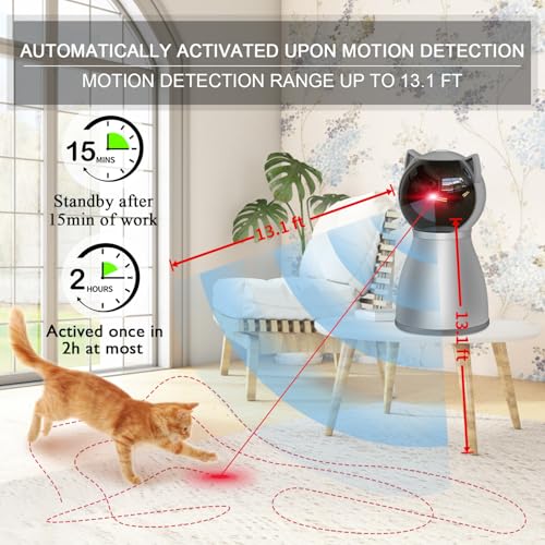 YVE LIFE M05 Motion-Activated Automatic Laser Cat Toy — view 3