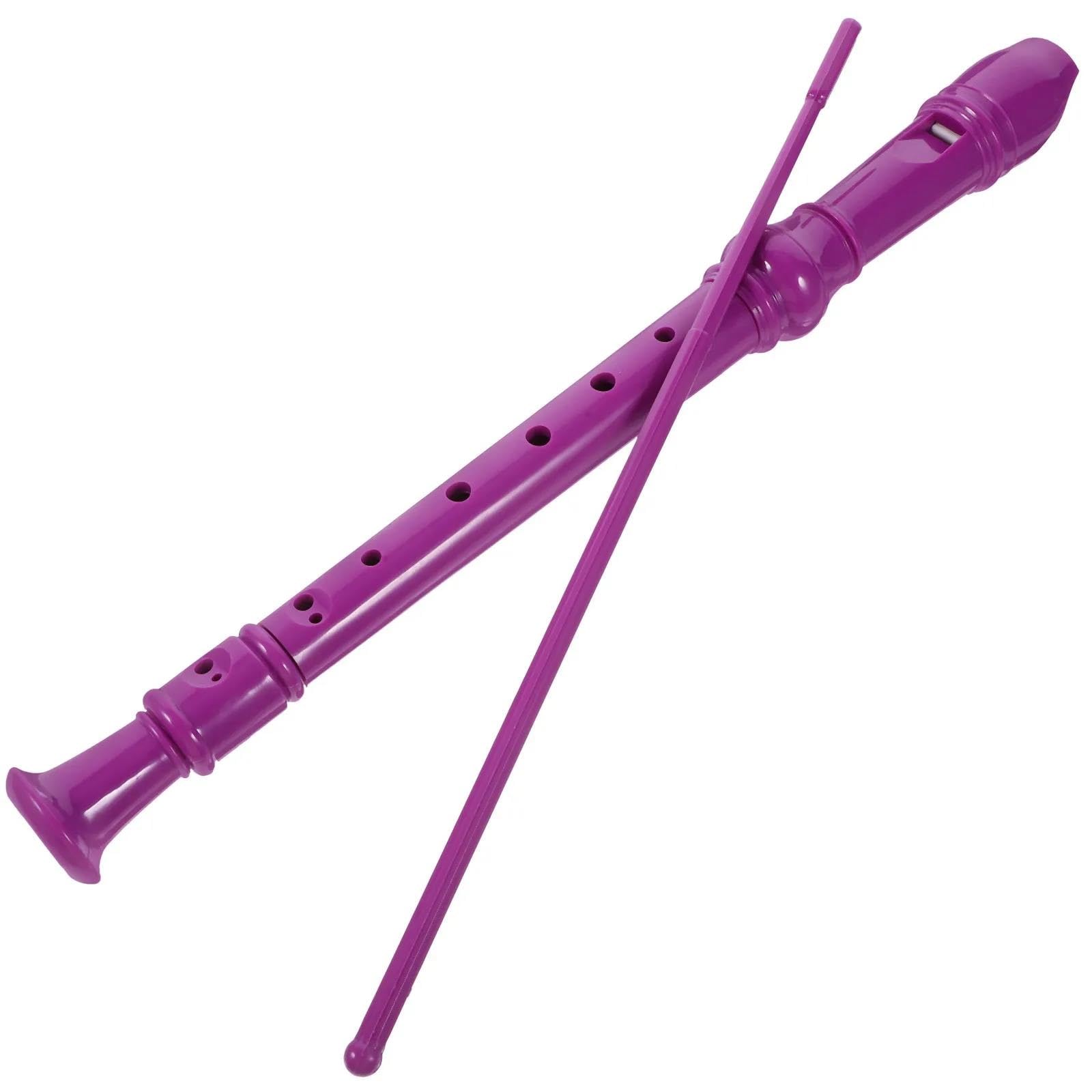 1 Set Di Strumenti Per Flauto In ABS A 8 Fori Flauto Dolce Soprano | Produce toni chiari e risonanti per suonare in modo piacevole.