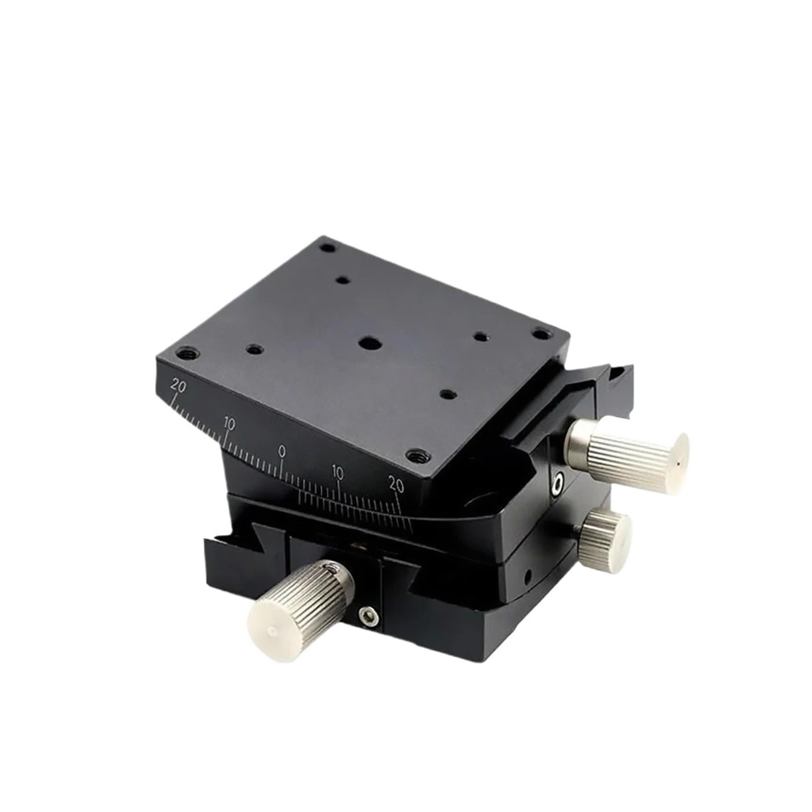 MYXJGNAIY Sliding Table Manual Radian Angle Table XY Axis GFWG40 GFWG60 Goniometer Table Measurement Displacement Radian Platform(GFWG60-60)