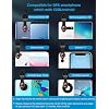 MIAO LAB 10 in 1 Cell Phone Camera Lens Kit, Wide Angle Lens & Macro Lens+Fisheye Lens+Telephoto Lens+CPL/Flow/Radial/Star Filter+Kaleidoscope 3/6 Lens for iPhone Samsung Sony and Most of Smartphone