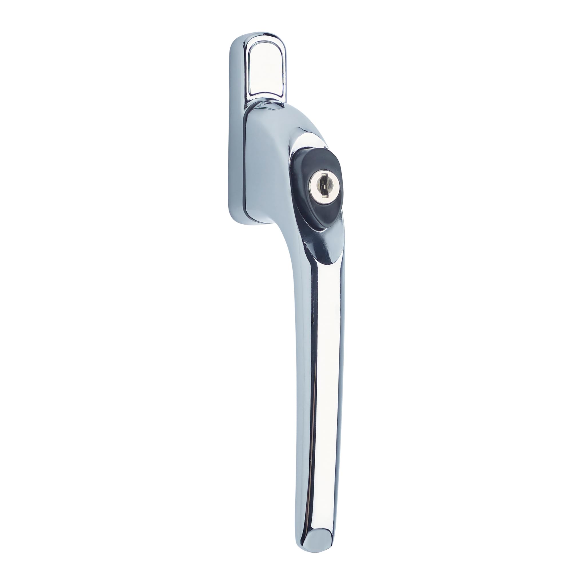 GlazeAssist - uPVC Universal Window Handle Inline Locking Espag Double Glazing - Window Handle Repalcement (Chrome, 20mm)