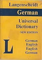 Langenscheidt's Universal German-English, English-German Dictionary (Langenscheidt) 0340395583 Book Cover