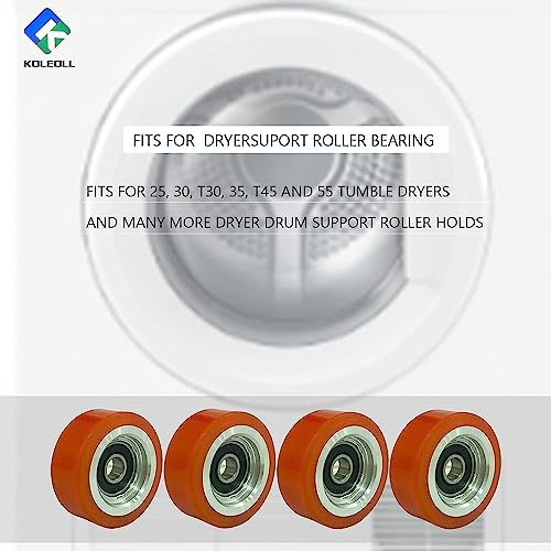 Kit rouleau de support sèche-linge Speed Queen 70298701P anti-bruit