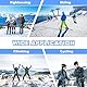 PATIKIL Ohrenwärmer-Stirnband, 2er-Pack Polarfleece Ohrenwärmer Winter Stretchy Laufschweißband Outdoor-Essential für Jogging Walking Skiing, Schwarz