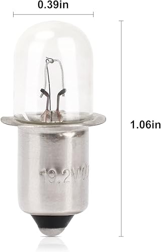 Miniatura 2 de RO6G Bombilla de xenón de 19 V para Craftsman 19.2 V Volt linternaluz de trabajo de repuesto (paquete de 4)