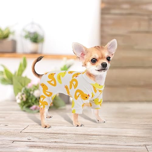 Miniatura 4 de Pijamas de otoño de Chihuahua pijamas para perros pequeños niñas y niños lindos pijamas cálidos para cachorros Yorkie mamelucos suaves para mascotas