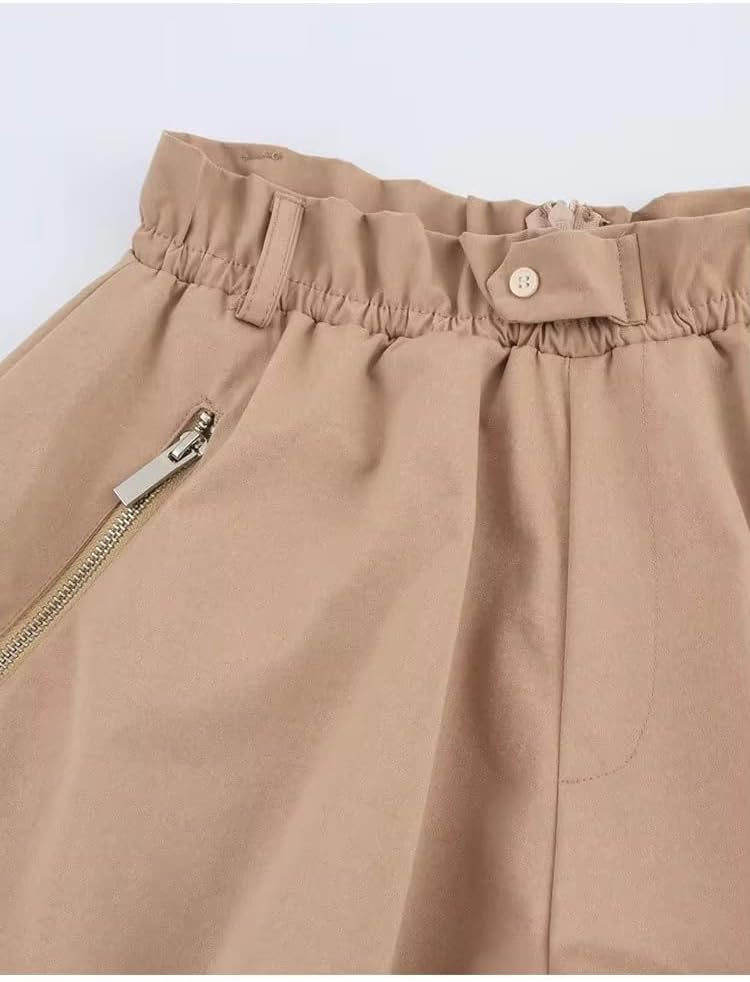 Women's Summer Pant Elastic Waist Shorts Pants