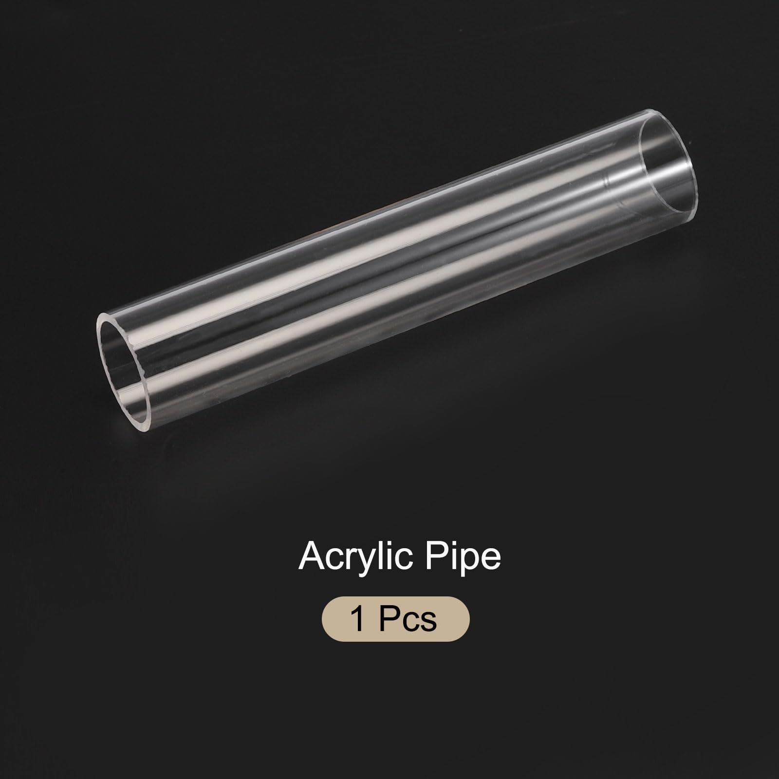 Tubo Rigido Trasparente Uxcell – 3 Pezzi, Diametro Interno 30mm Esterno 32mm Lunghezza 150mm