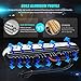 Universal Daytime Running Lights 6 LEDs High/Low Beam LED DRL Kit Waterproof 6000K Spot Fog Lamp Fit for Car SUV TRUCK. Xenon White.2-Pack.