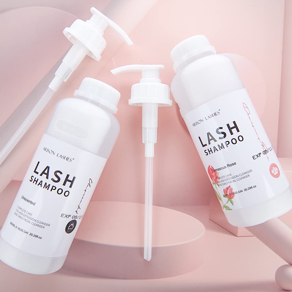 Shampoo, shampoo per ciglia per extension ciglia, detergente per ciglia, detergente per ciglia, 600 ml