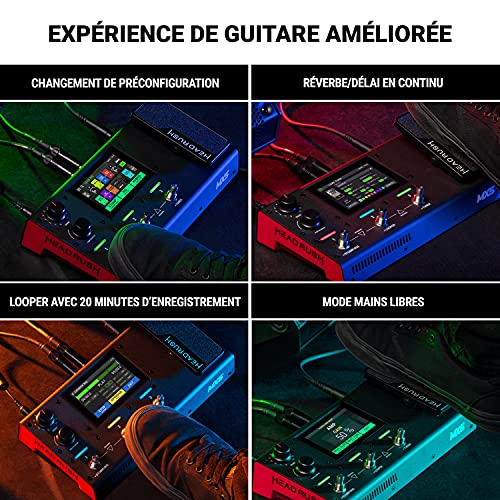 HeadRush MX5 – Pédalier avec processeur multi-effets guitare et modélisation d’ampli, écran tactile 4″, pédale d’expression, looper et interface audio - Les Beatles, Paul McCartney, John Lennon, RIngo Starr, George Harrison HeadRush MX5 – Pédalier avec processeur multi-effets guitare et modélisation d'ampli, écran tactile 4", pédale d’expression, looper et interface audio – Image 6