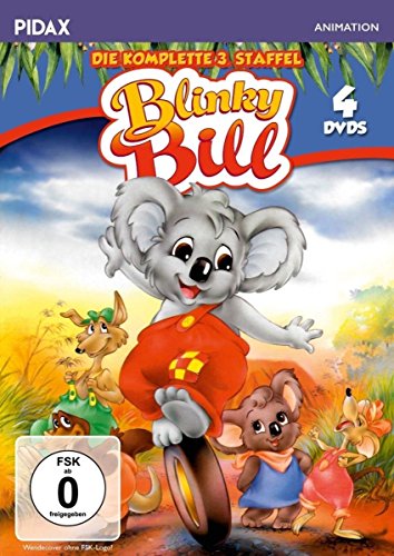 Blinky Bill Temporada 3 en formato DVD, serie de televisión infantil Pidax Animation 2