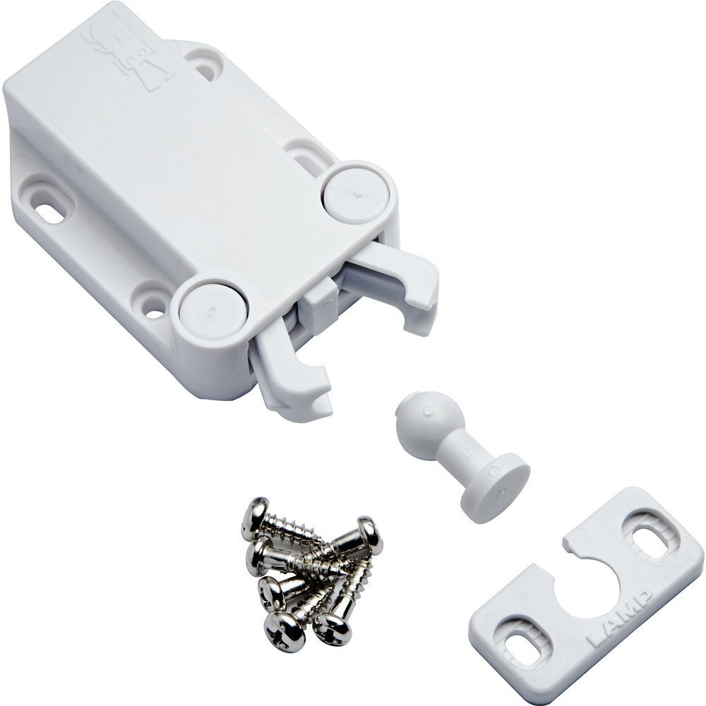 1x Push to open, WHITE Safe NON Magnetic catch/Latch/Touch. 8kg. Original quality. Sugatsune MC-37