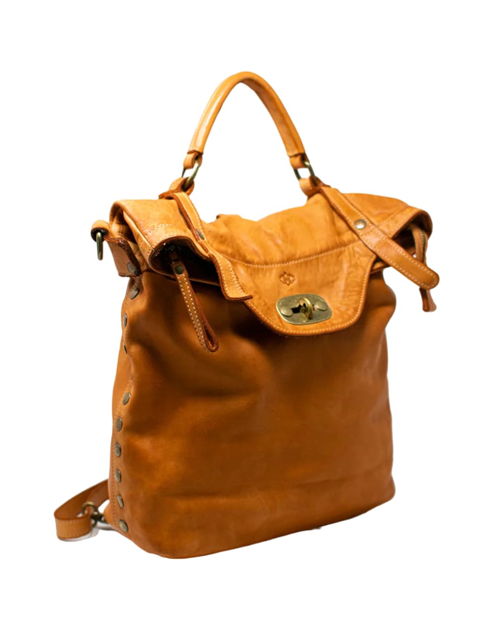 BARONE Zaino donna pelle, ottimo zaino da viaggio in vera pelle, resistente e capiente, zaino per PC in vera pelle MADE IN ITALY zaino vera pelle FORTE