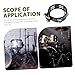 WHAMVOX Convenient Hihat Tambourine Drum Mountable Percussion Instrument for Enhanced Sound Quality for Drummers Musicians and Design