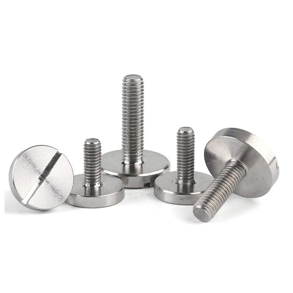 304 Flachkopf Rundkopf-Schlitzschraube, Schraube, GB833 Schlitz  