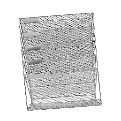 DIYEAH Household Wall Hanging File Organizer Multi Layer Mesh Design File Holder for Office Dormitory and Home Storage for Documents Books and Notebooks