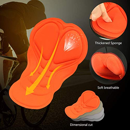 Lixada Men's Cycling Jersey Set Bicycle Short Sleeve Set Quick-Dry Breathable Shirt with 3D Cushion Shorts Padded - Image 6