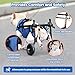 Huimpet Dog Wheelchair for Back Legs, Dog Wheelchair for Small Dog, Adjustable Pets Cart with Wheels, Doggy Wheelchairs for Disabled Hind Legs, Dog Leg Brace and Hip Support