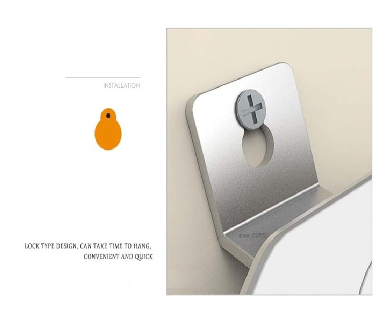 Aluminio 7"-12" Tilt Down Phone Cabinet Mount Tablet Wall Holder Soporte de Techo 360 Rotate
