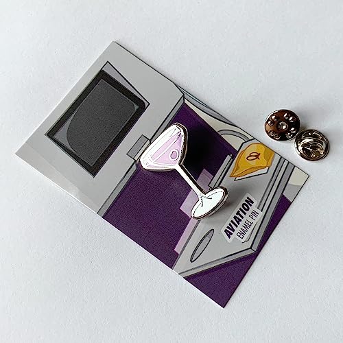 Image of Classic Cocktail Cute Enamel Pins for Bartender Aprons, Jackets, Backpacks and Purses, Shirt and Suit Lapels, Button Badges Brooch Fashion Jewelry