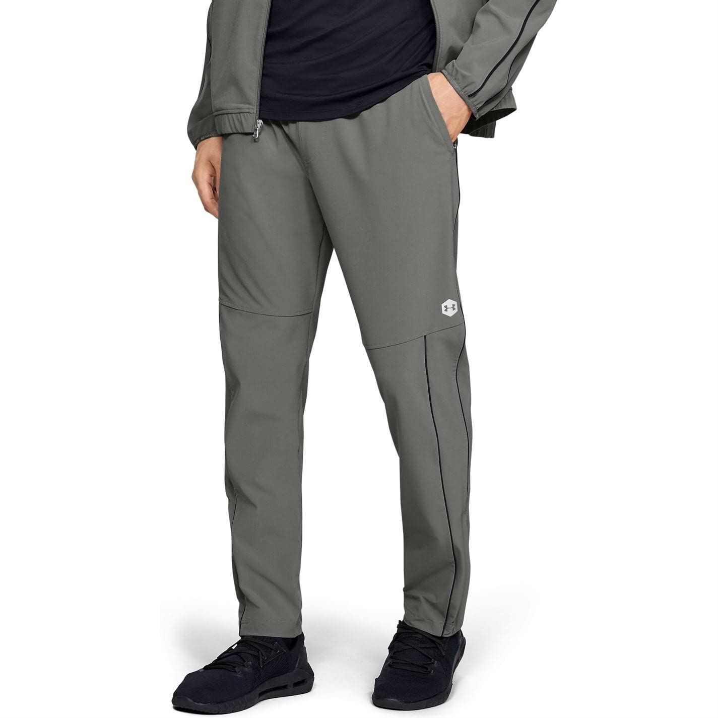 Under Armour Athlete Recovery Woven Warm Up - Spodnie Mężczyźni