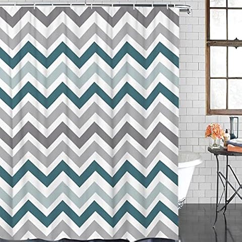 Vandarllin Chevron Pattern Shower Curtain Cover