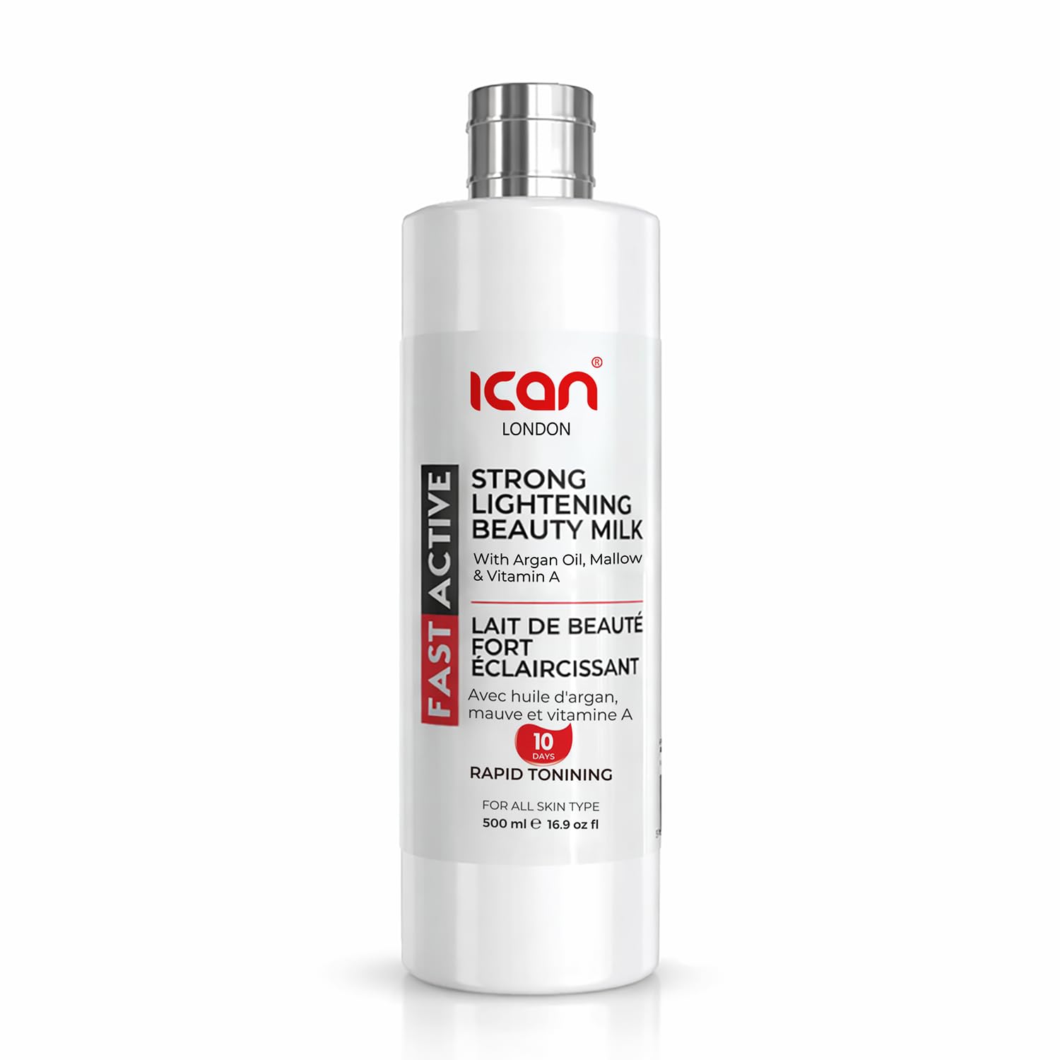 ican London Fast Active Strong Lightening Body Milk 500ml