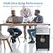 BONSEN 12-Sheet Micro Cut Paper Shredder for Home Office Use, High Security Level P-4/55 dB Ultra-Quiet / 40-Minutes Shredding Shreds Credit Card/Staples, 5.3 Gallons Pullout Bin (S3106)