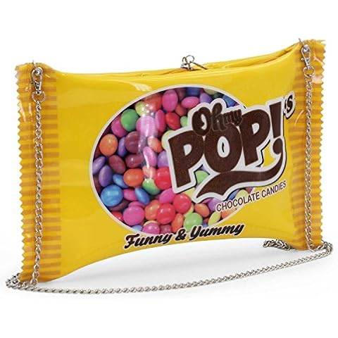 Sac à Bandoulière Jaune Oh My Pop! Cover