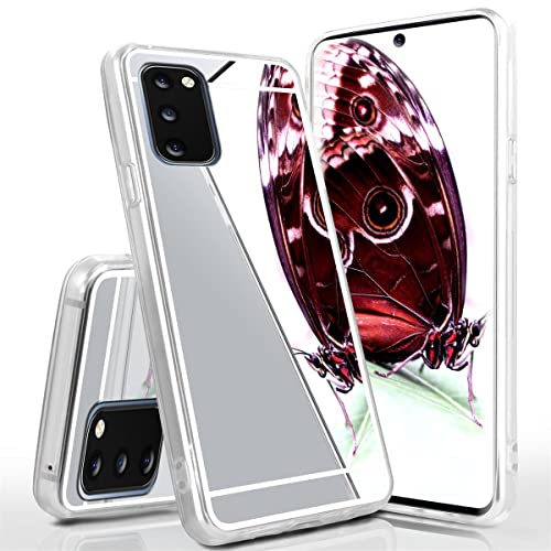 Coque miroir Samsung S20 élégante et fine moex en silicone argenté haut de gamme