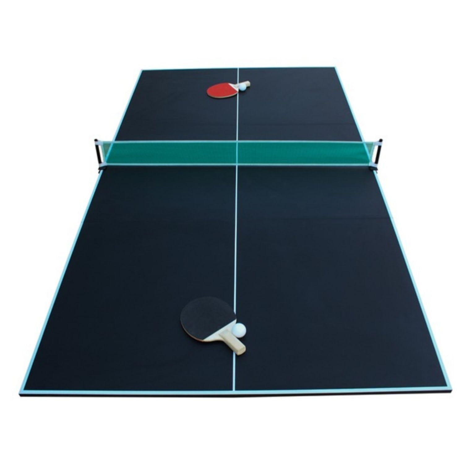 SOKKER Plateau de Ping-Pong Pliable en 3 Panneaux, 208 x 112 cm, avec Filet, Raquettes et Balles