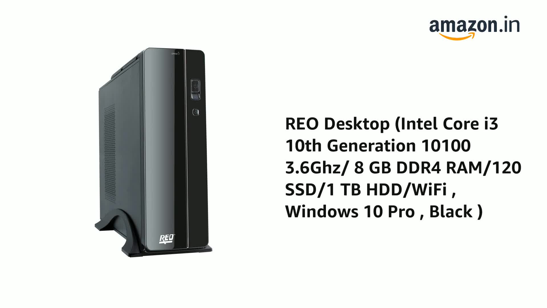 REO Desktop Intel Core i3 10th Gen 10100
