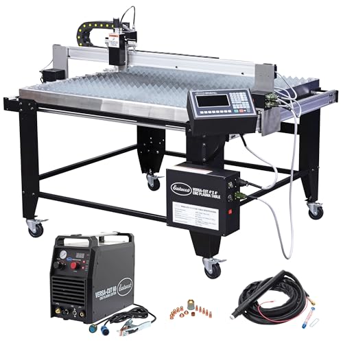 Eastwood Versa Cut 4X4 CNC Plasma Table and CNC Cut 60 with Machine Torch and HD Consumables Kit
