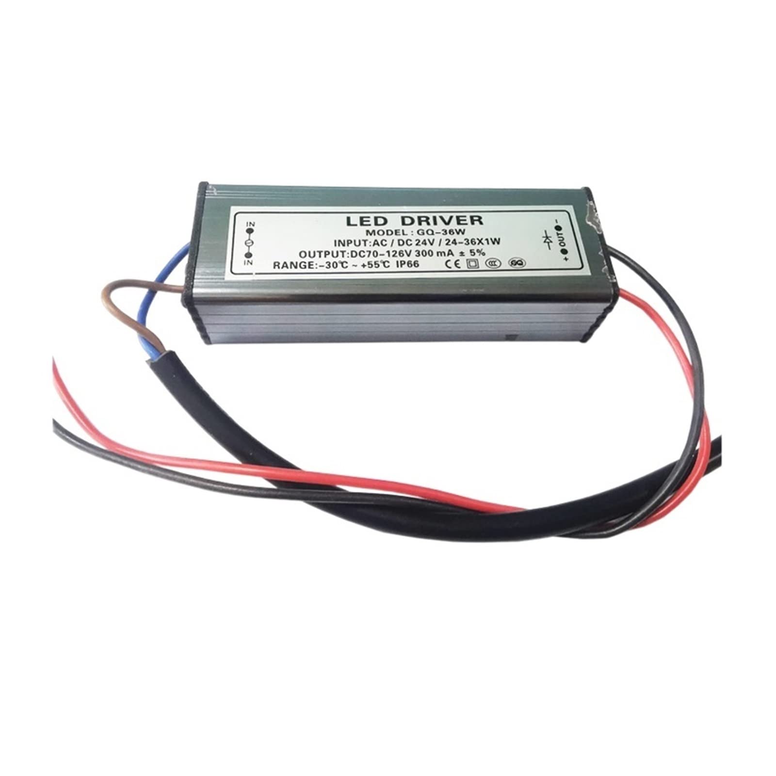 Alimentation etanche 24V isolée AC DC pour eclairage exterieur