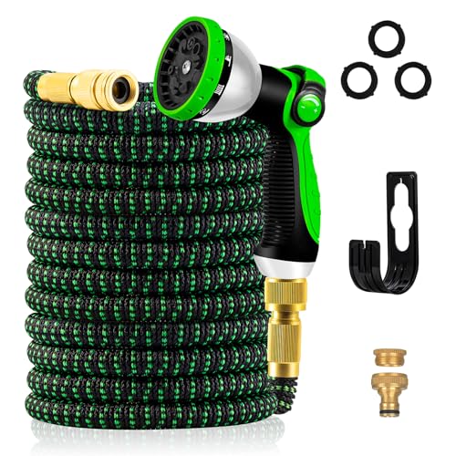 Yofidra Expandable Garden Hose Pipe 150ft,Hosepipe with 3/4"&1/2"Connectors