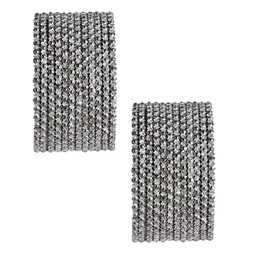 Set of 12 Silver Plated Bangles, Gift for Karwachauth