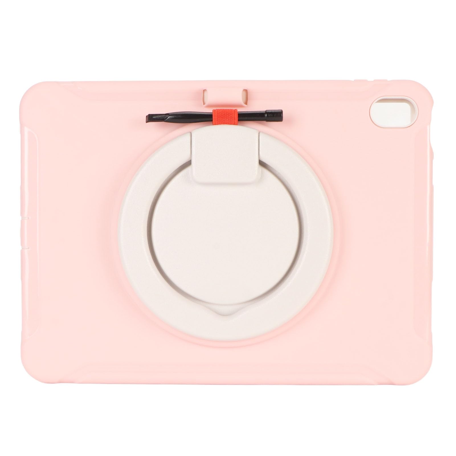 Generic Custodia Tablet Antiurto Rosa per Tablet IOS 10 2022 con Custodia per Penna Supporto Girevole a 360 Gradi - Ritagli Precisi per Protezione per IOS, per Modelli Applicabili - Materiale PC Rosa