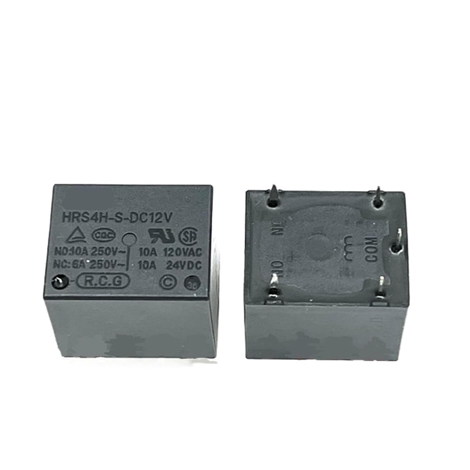 5PCS Relay HRS4H-S-DC5V HRS4H-S-DC12V HRS4H-S-DC24V 4PIN 5PIN T73 10A 5V 12V 24V(HRS4H-S-DC12V 4PIN)
