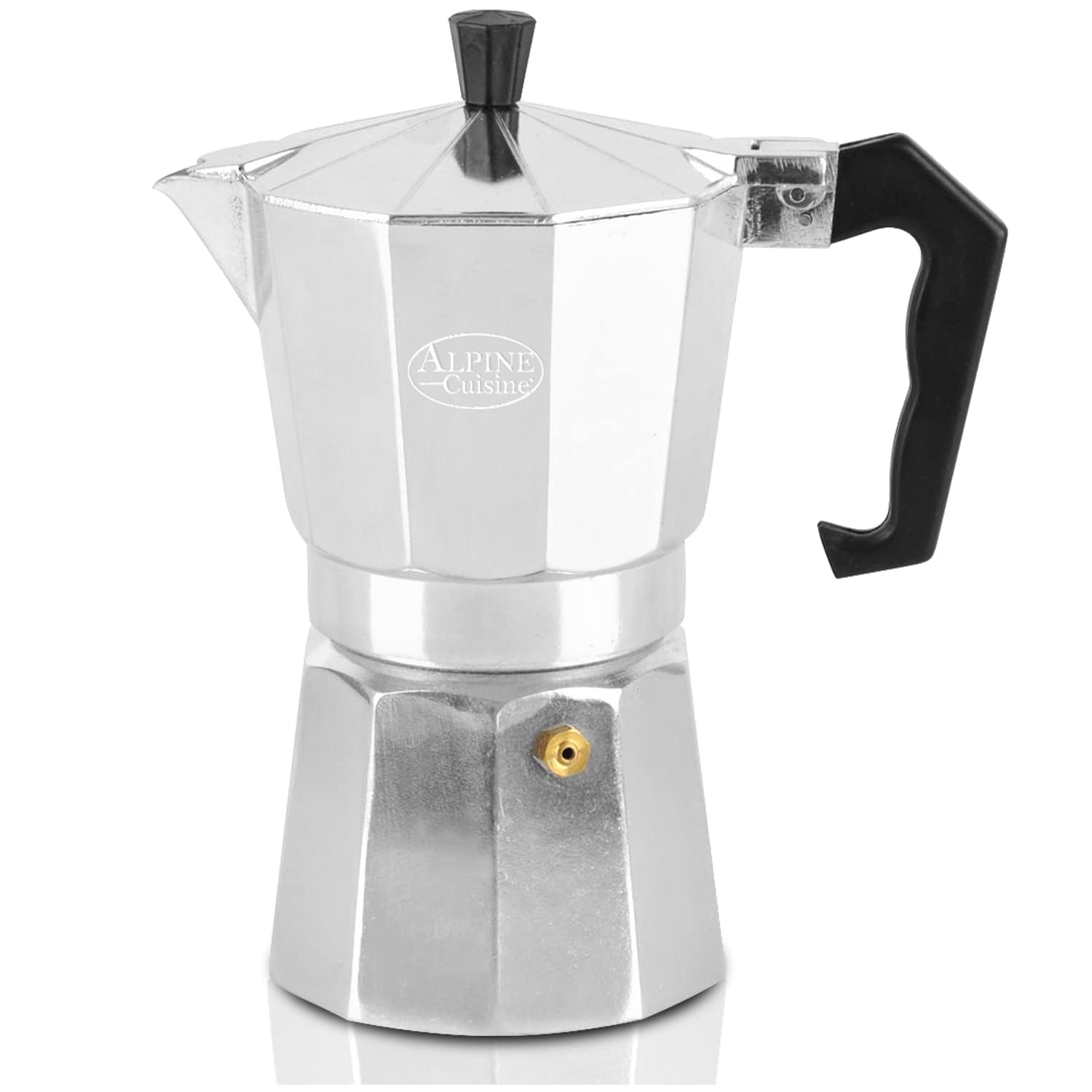 Amazon.com: Alpine Cuisine Stovetop Espresso Maker 9.7 Oz, 6