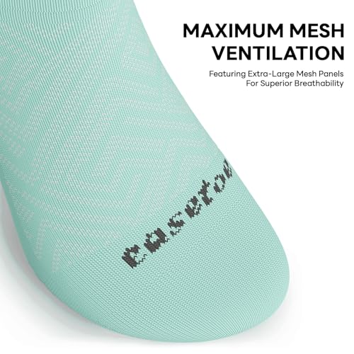 Image of No Show Socks Women, 8 Pairs Low Cut Ankle Non Slip Casual Invisible Liner Athletic Running Socks