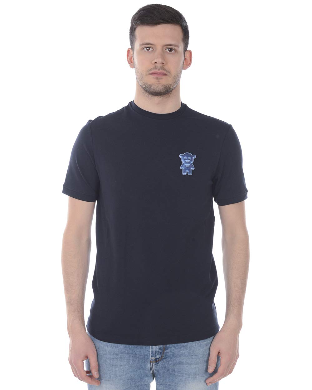 Emporio Armani Interchangeable Manga Bear Patch T-Shirt, Brand Size Large