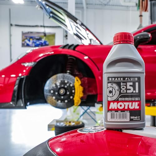 Image of Motul (6 Pack) 100950 100% Synthetic Brake Dot 5.1 Brake Fluid 1 /2 Liter or 500 ml