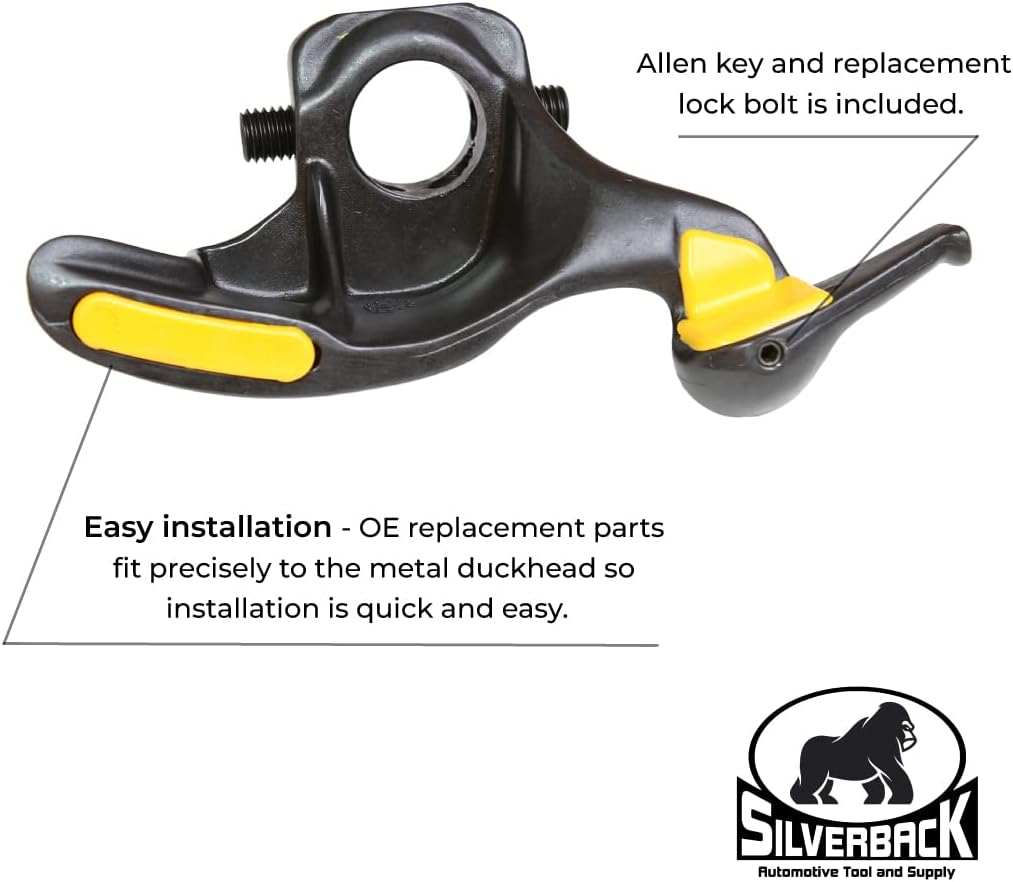 Corghi 811100106 811100107 Metal Duckhead Protective Inserts Yellow for Corghi and MTS Tire Changers Set of 15