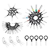 FEBRYTOLD 87Pcs Terminal Removal Pin Tool Kit for Car, Wire Connector Pin Release Key Extractor...