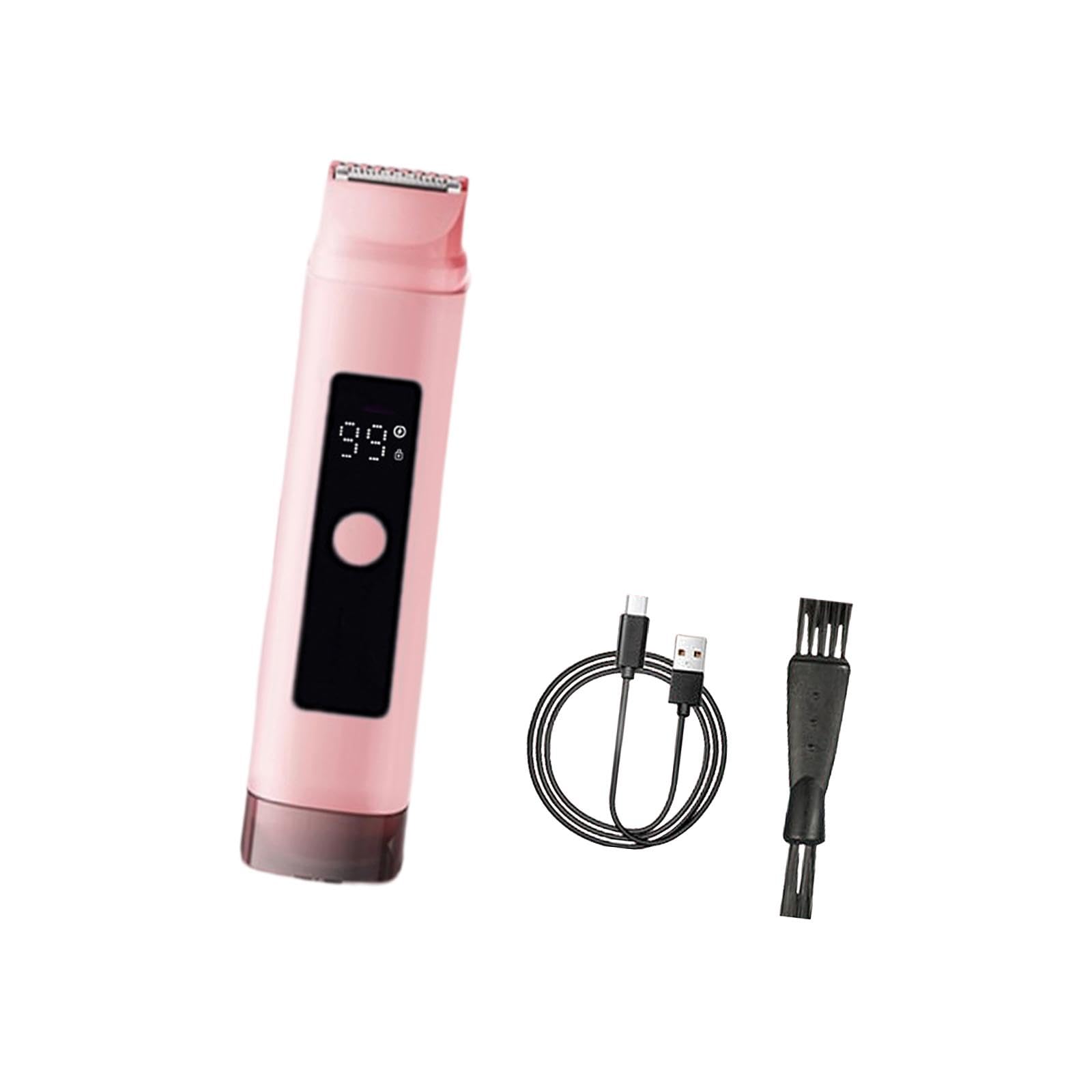 harayaa Recortador Eléctrico de Bikini, Dispositivo de Cuidado Personal, Tamaño de Viaje, Respetuoso con La Piel, Pantalla LED, Dispositivo de Depilación para